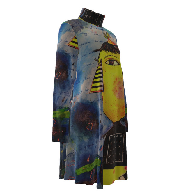 Lemoncello long sleeve dress