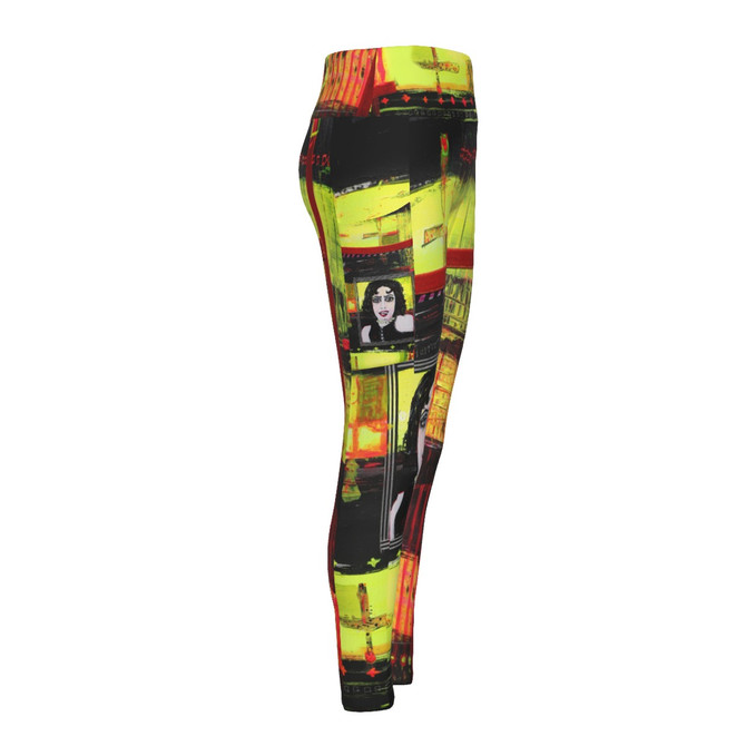 Rocky horror High Waist Leggings With Side Pockets