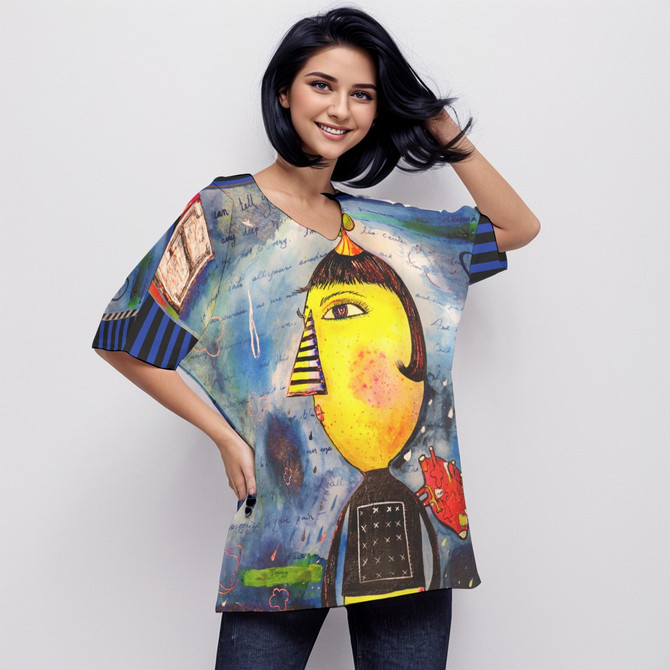 Lemoncello top 100% cotton short sleeve top