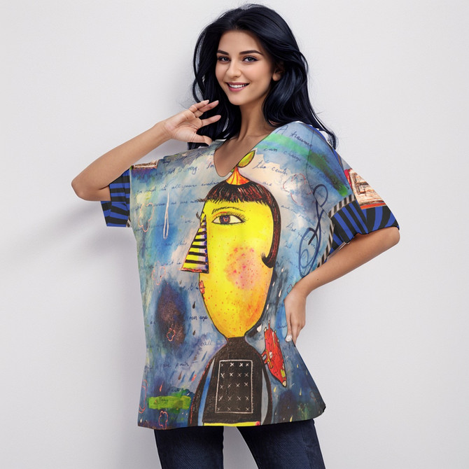 Lemoncello top 100% cotton short sleeve top
