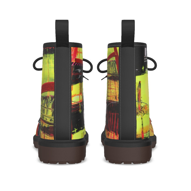 Rocky horror plaid unisex ankle Boots