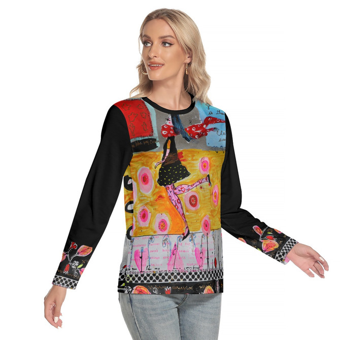 Walking not talking long sleeve T-shirt