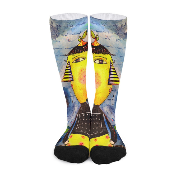 Lemoncello unisex crew socks