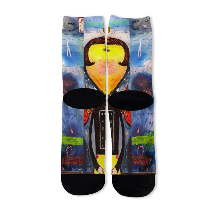Lemoncello unisex crew socks