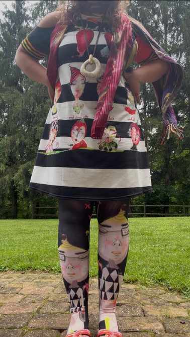 Strawberry pixie shoulder cut out dress 100% cotton