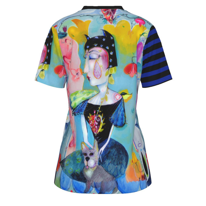 Dog Goddess O-neck Tshirt