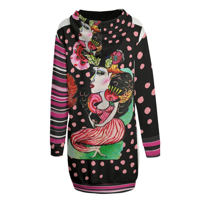 Winged Goddess long sweatshirt