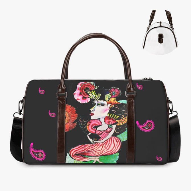 Winged Goddess long handbag