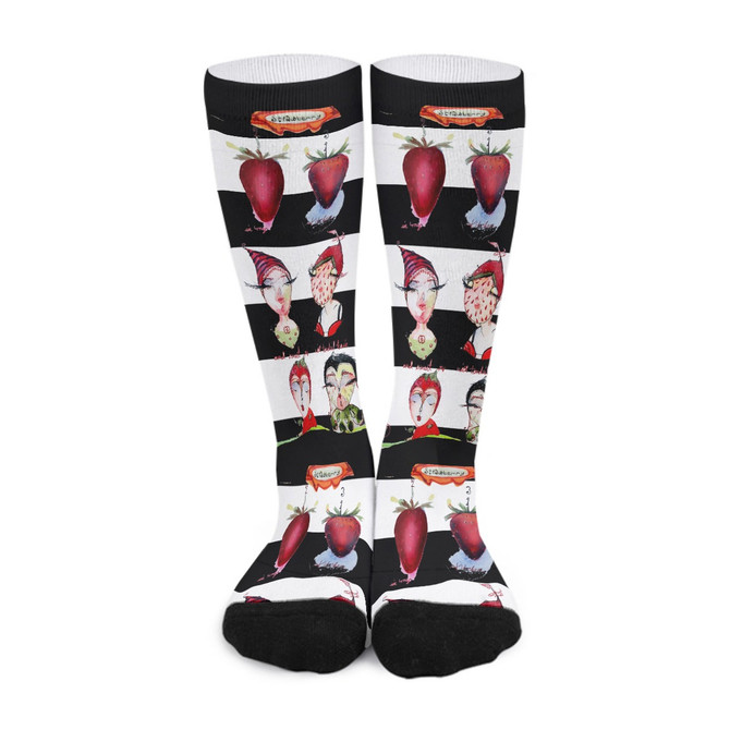 Strawberry pixie unisex crew Socks