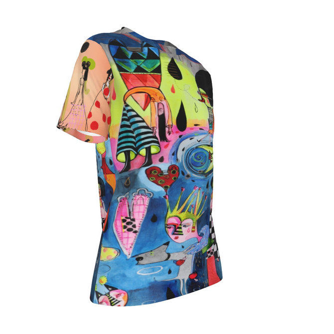 Lemon sidewalk O-Neck T-Shirt