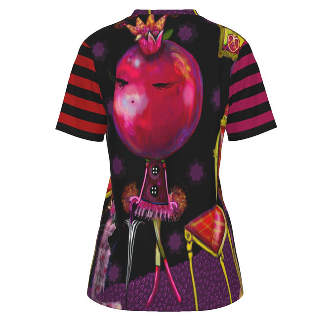Pomegranate princess O-Neck T-Shirt
