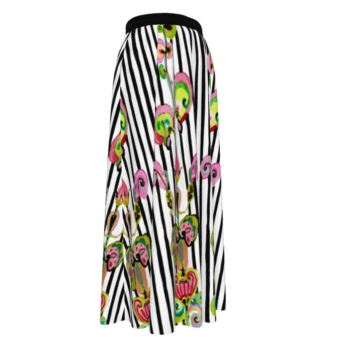 Junebug Maxi Skirt Chiffon with lining