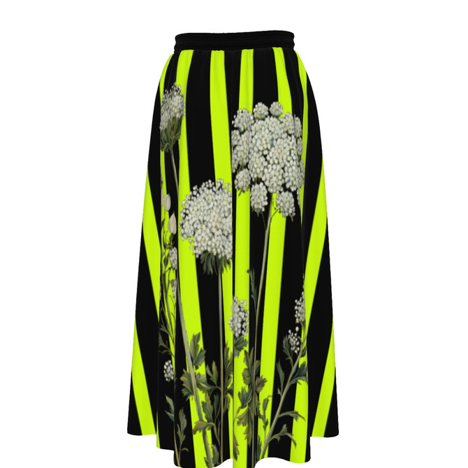 Queen Anne's Lace Maxi Chiffon Skirt