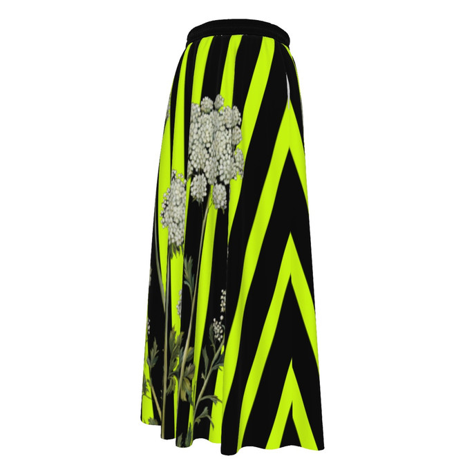 Queen Anne's Lace Maxi Chiffon Skirt