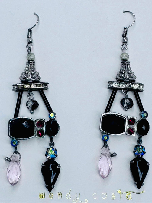 Eiffel Tower dangle earrings