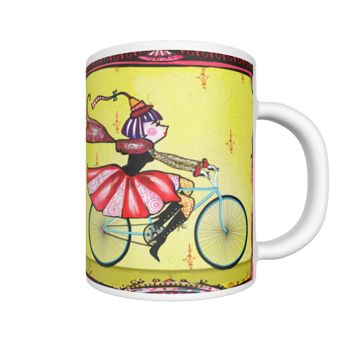 Bike girl Mug