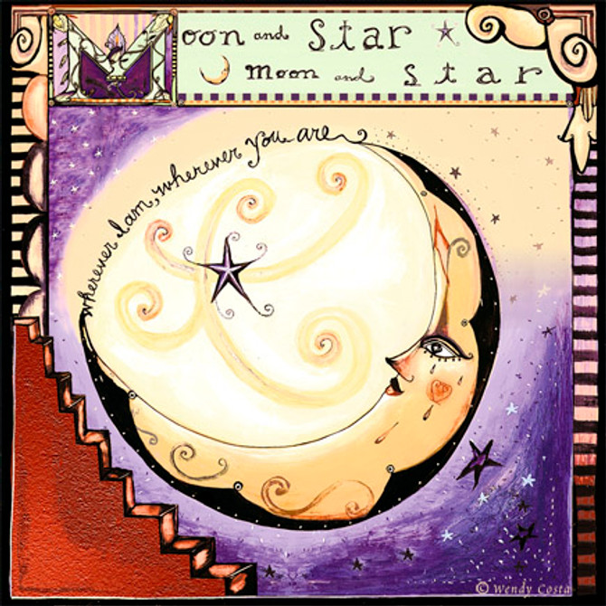 Moon & Star Gallery Tile Trivet