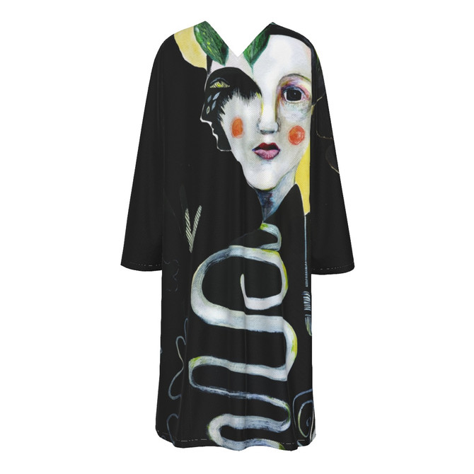Lily 100% organic cotton long jacket with pockets