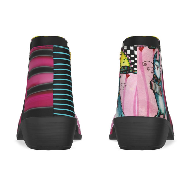 Cat Music Ankle Boots