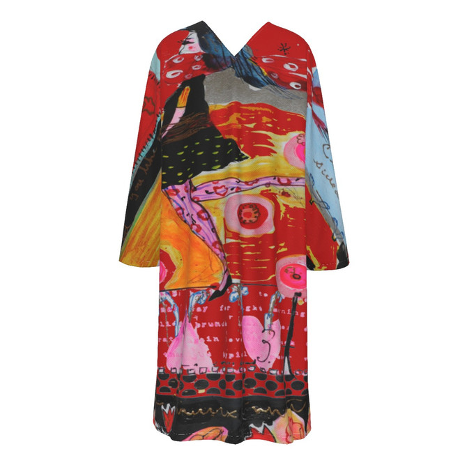 Red Girl Long Coat