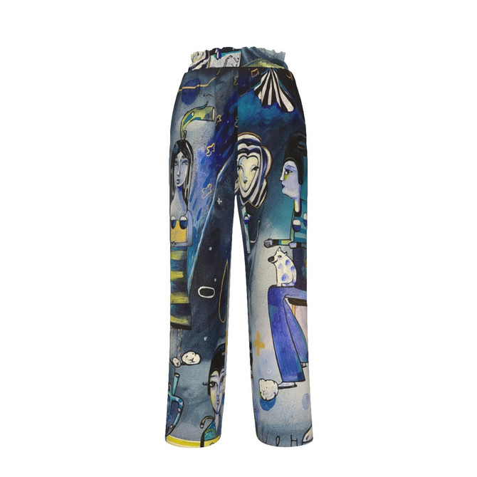 Scorpio Moon silky Palazzo Pants
