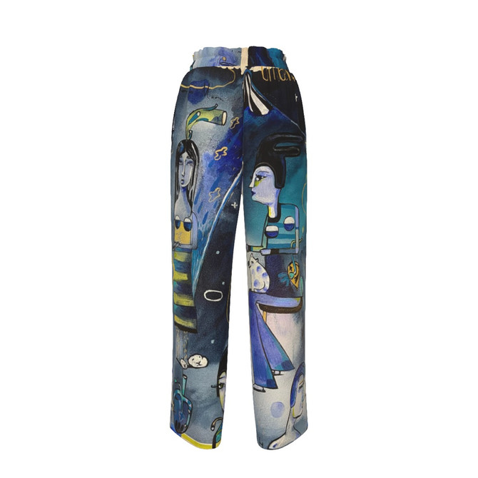 Scorpio Moon silky Palazzo Pants