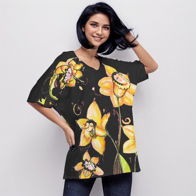 Daffodil 100% cotton top