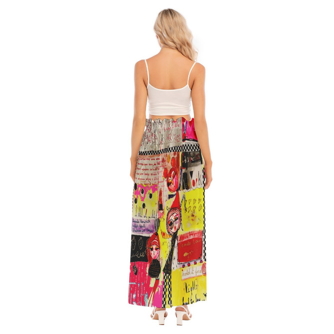 Candy Darling Chiffon Side Slit Skirt