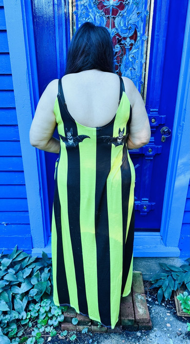 Bat Girl Sling Dress with Pockets