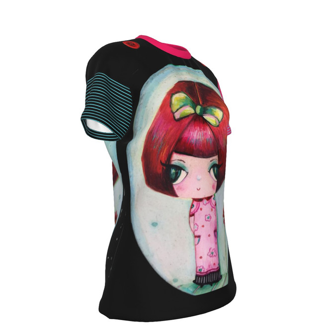 Big eyed girl 100% cotton Tshirt