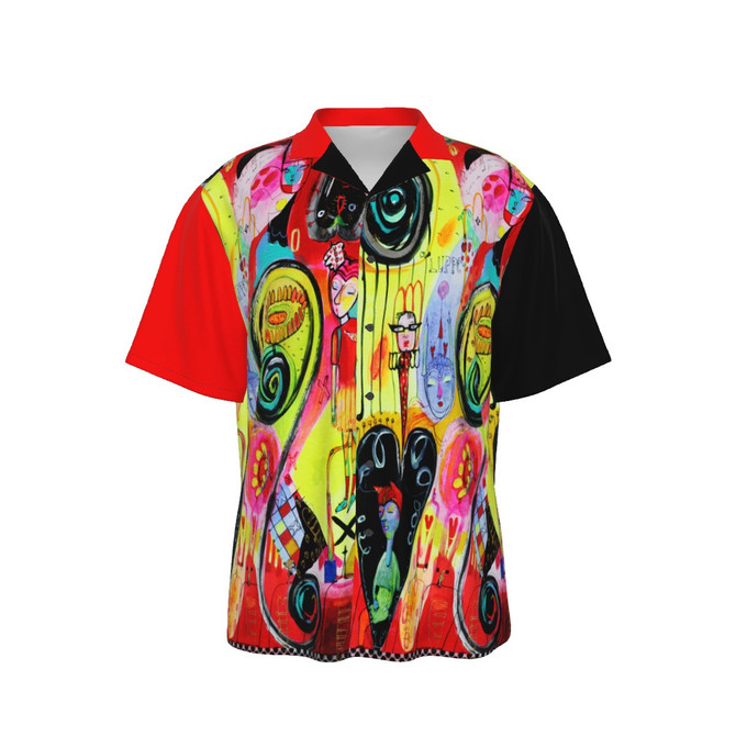 Red Sauce Hawaiian Rayon Shirt