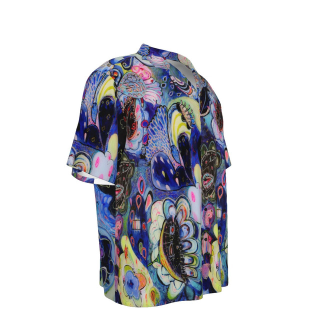 Blue Tears Hawaiian Rayon Shirt