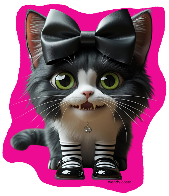 Cat Cafe Stickers 4 pack