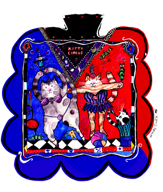 Kitty Circus sticker