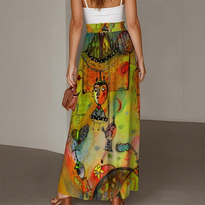 Summer in NY drawstring palazzo pants