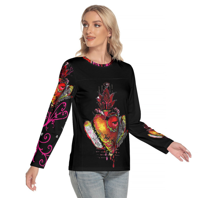Sacred heart long sleeve T-shirt