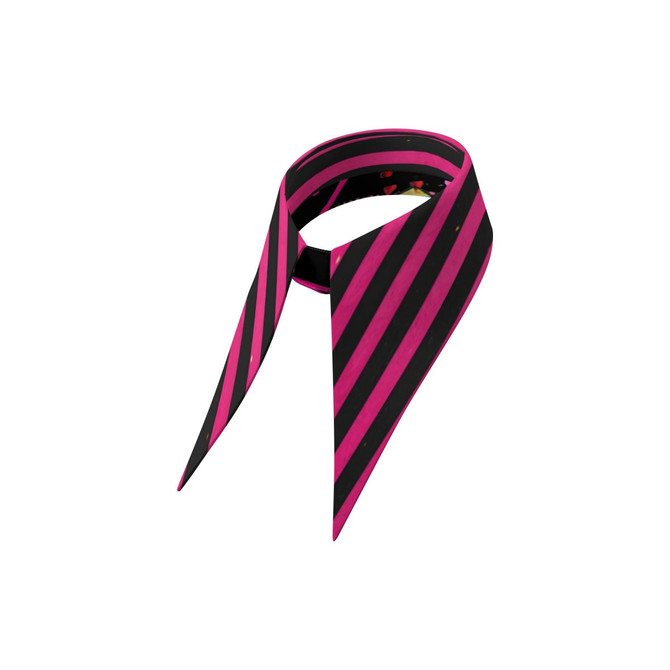 Pink stripey detachable collar