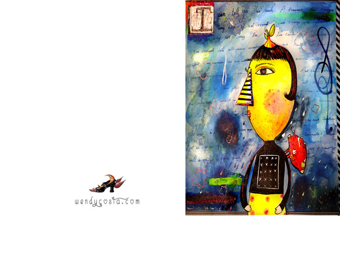 Lemoncello blank card