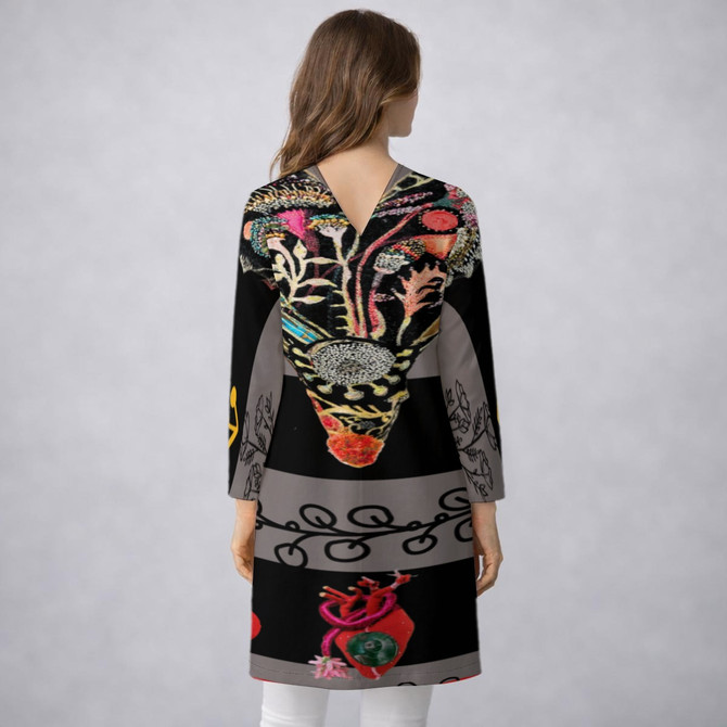 This heart long cotton coat