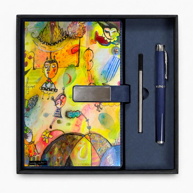 Pixie planet journal & pen set
