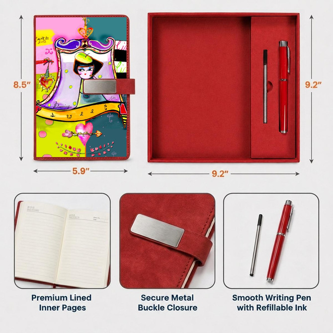 Earthgirl journal & pen set