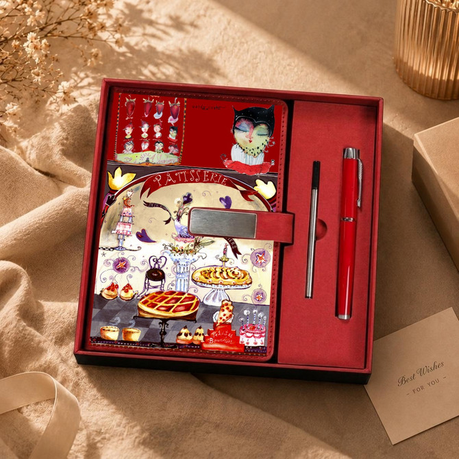 Patisserie journal & pen set