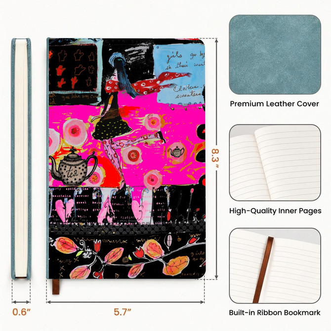 Pink girl journal