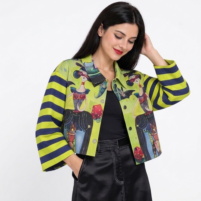 Bat girl Crop Jacket