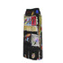 Shoe garden front slit 100% cotton woman's skirt