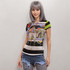 Walking postcards Women's Short Sleeve Mesh Blouse