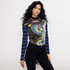Pentimenti long sleeve mesh top