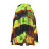 Chartuese flare Skirt With Pockets