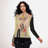 Lemon cafe long sleeve mesh top