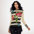 Dragonfly Long Sleeve Mesh Top